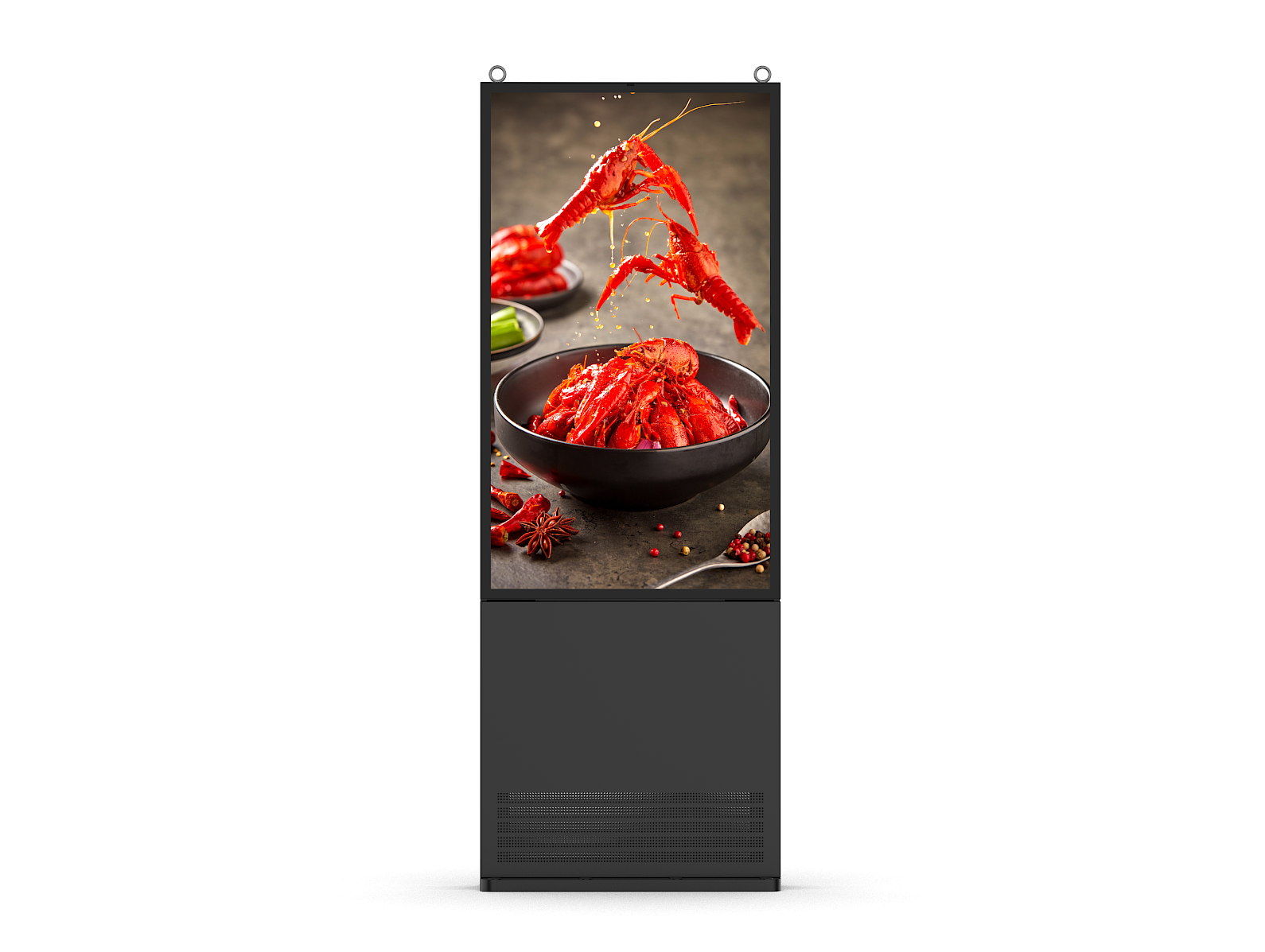 55UDS124S IP66 4K Aluminum Slim Ultra-bright outdoor kiosk